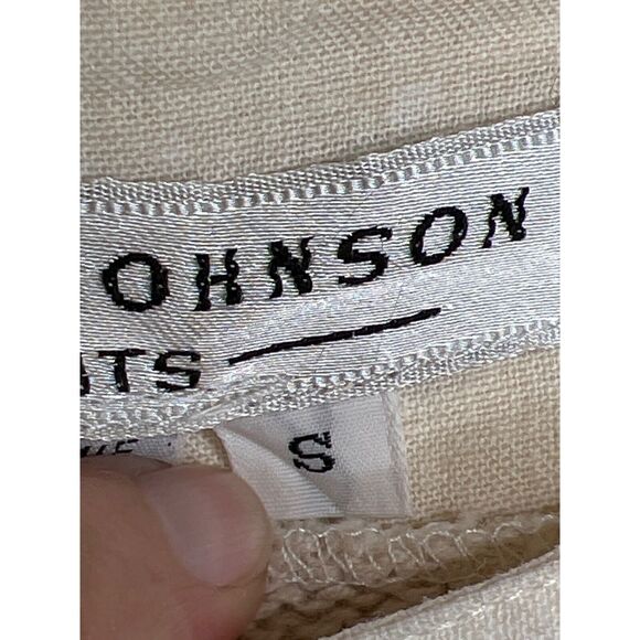 Vintage Nancy Johnson Knits Size Small Cream Sweater Dress Battenburg Lace Trim - Picture 8 of 11